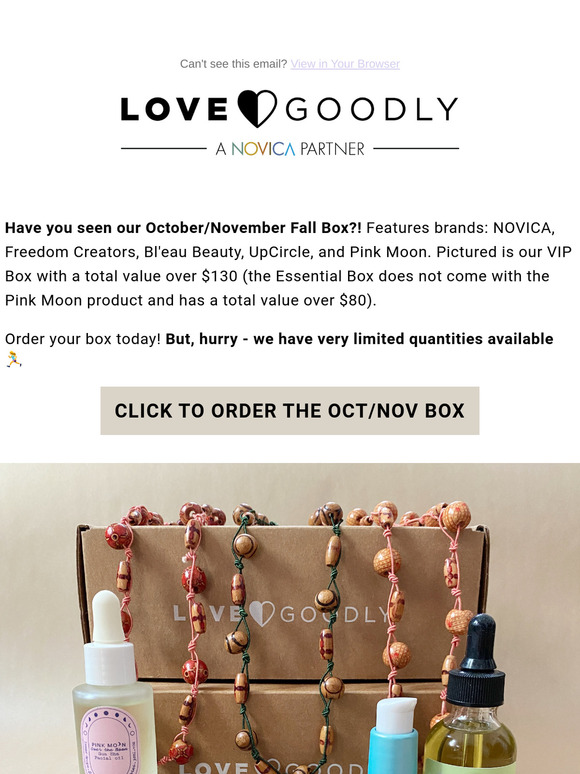Click to view our October/November Box 🍂🍁