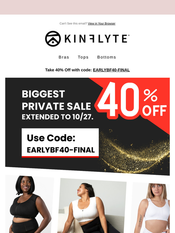 EXTENDED: Your Exclusive 40% OFF + more