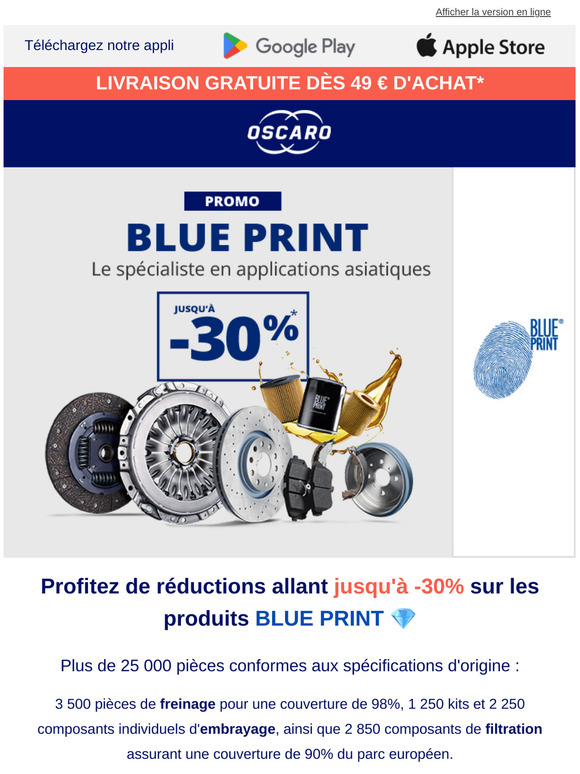 PROMO jusqu'à -30% sur Blue Print 📢