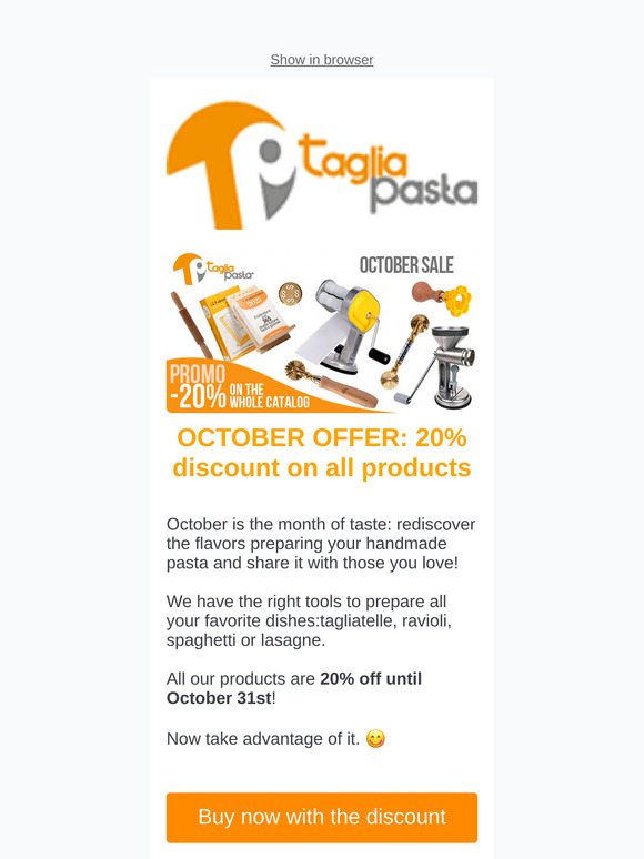 🛒 Only for a few days the 20% discount promo!