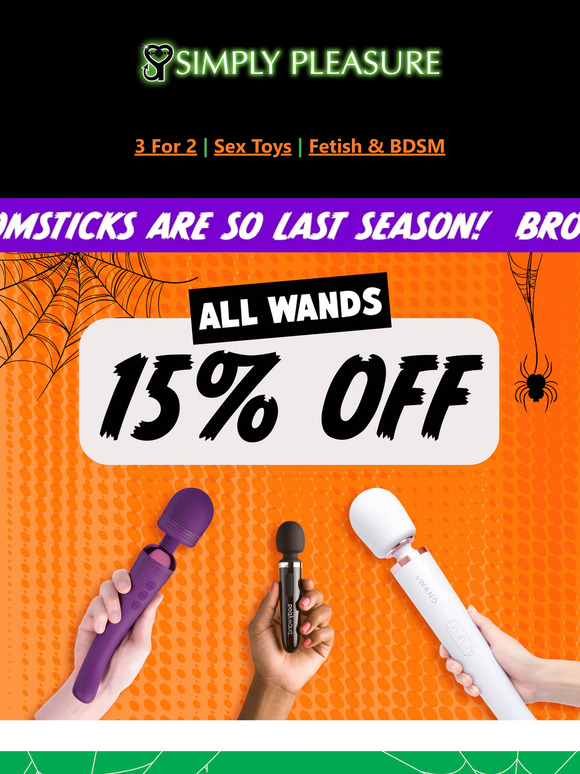 Witches Get Their Wands Out: 15% Off For Subscribers!
