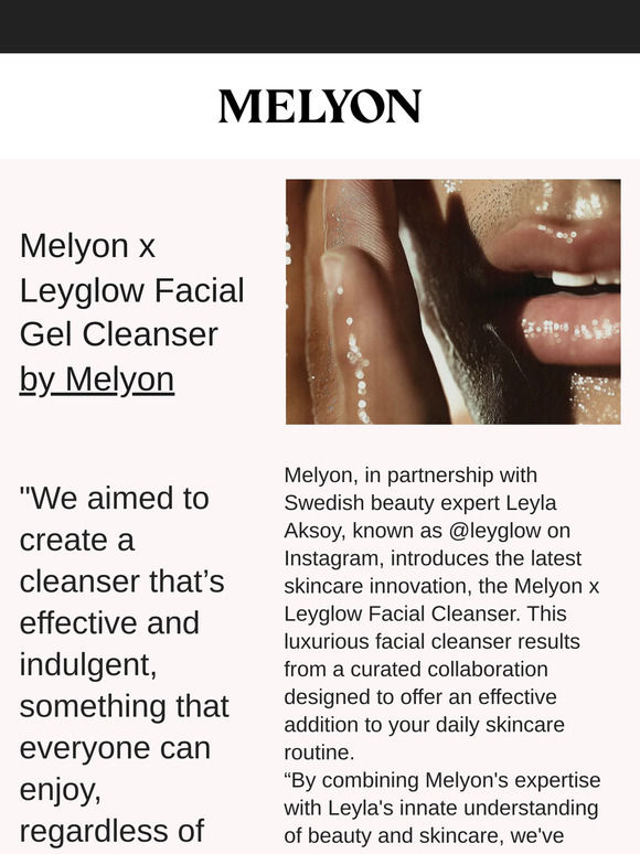 Melyon x Leyglow Facial Gel Cleanser