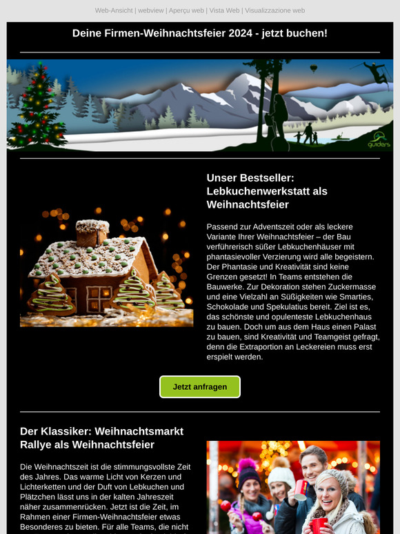 Hast Du schon eine Weihnachtsfeier?