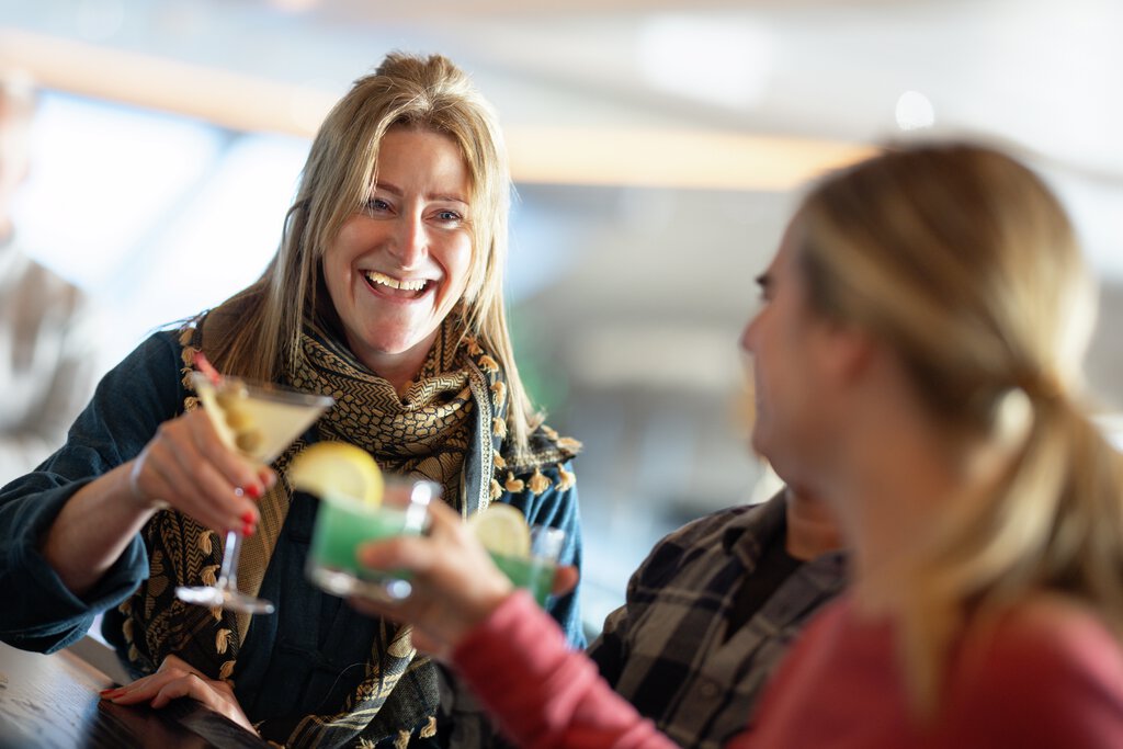 The Explorer Lounge & Bar on board MS Fridtjof Nansen.