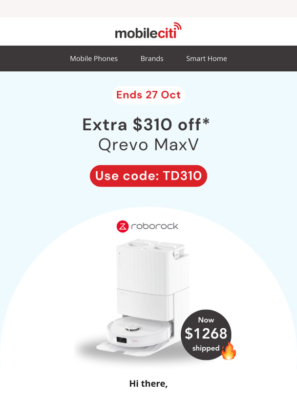 Deal alert: Roborock Qrevo MaxV
