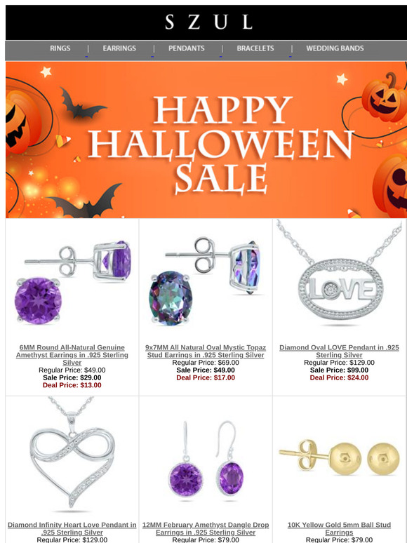 Halloween Sale - Deals From Just $12 + Free Shipping