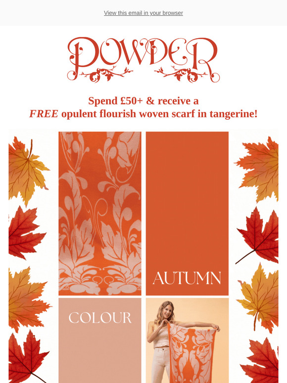 Spend £50+ & grab a FREE woven scarf!✨