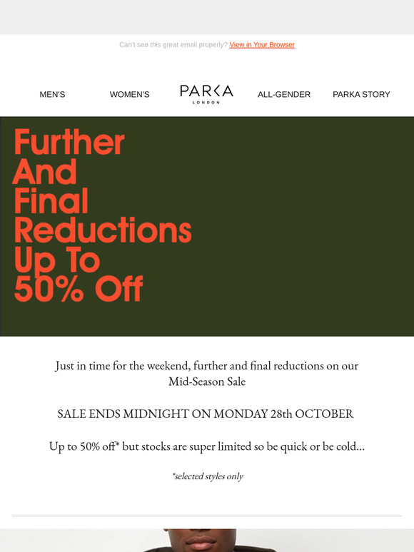 Further & Final Reductions Up To 50% Off