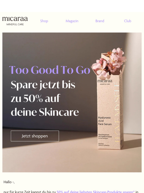 😍 Es gibt 50% Rabatt!