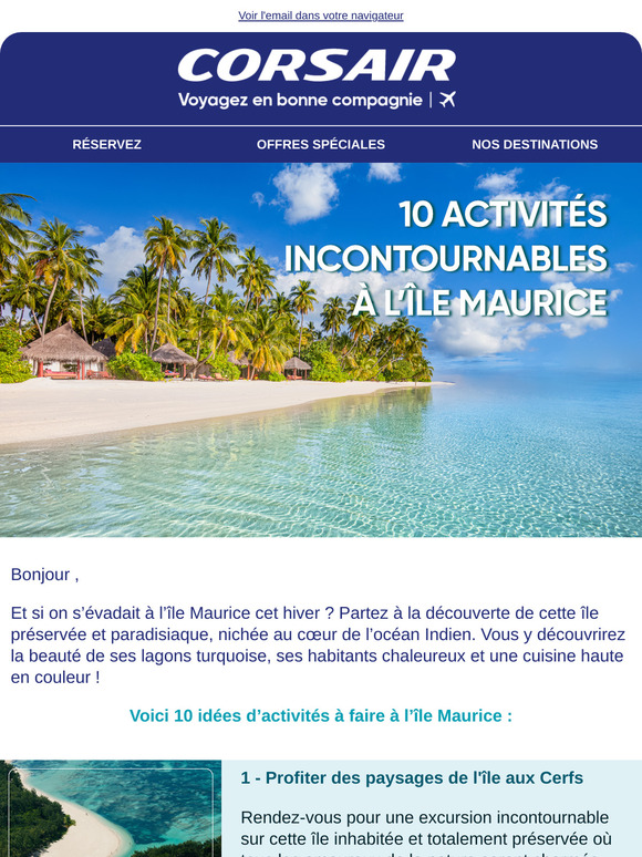 🌊 Billet évasion : 10 expériences mémorables à l'île Maurice