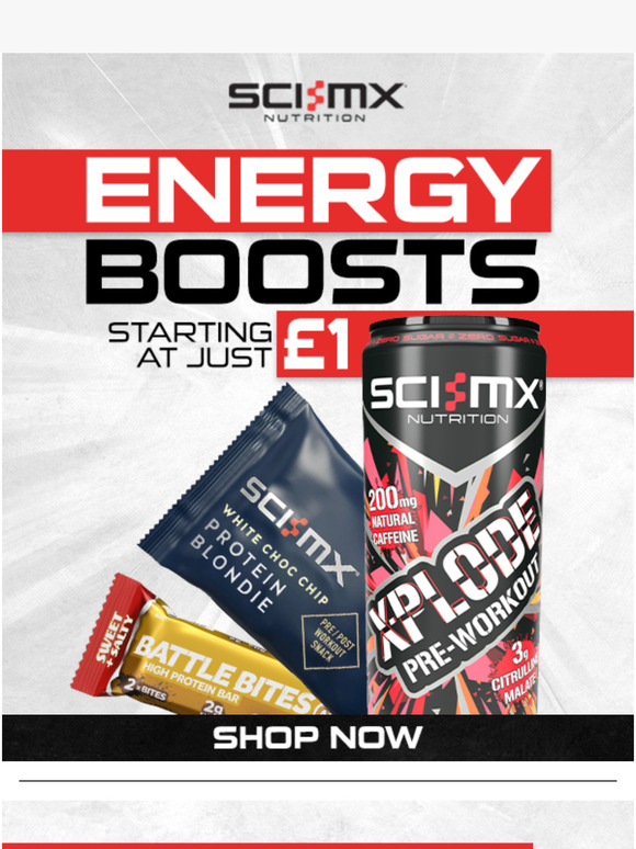 Fuel Up with SCI-MX for £1 ⚡🔋
