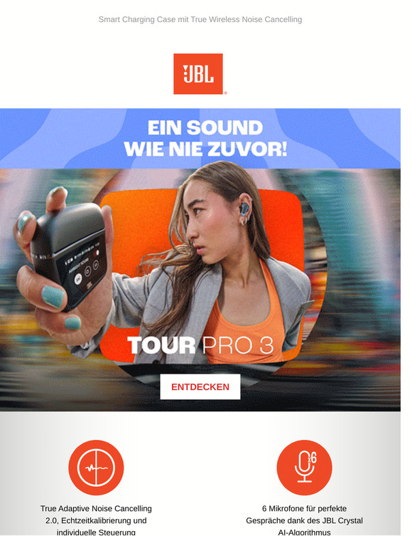 Die neuen JBL Tour Pro 3