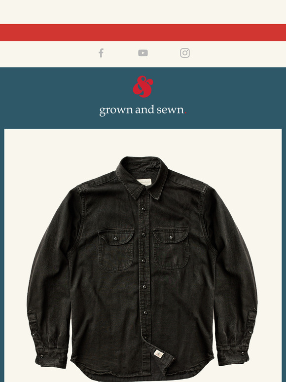Weekly Spotlight No.1 Cone Mills White Oak Black Denim Work Shirt