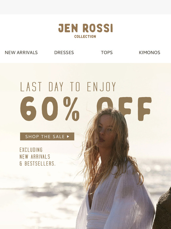 Hurry! 60% off ends tomorrow! 📣