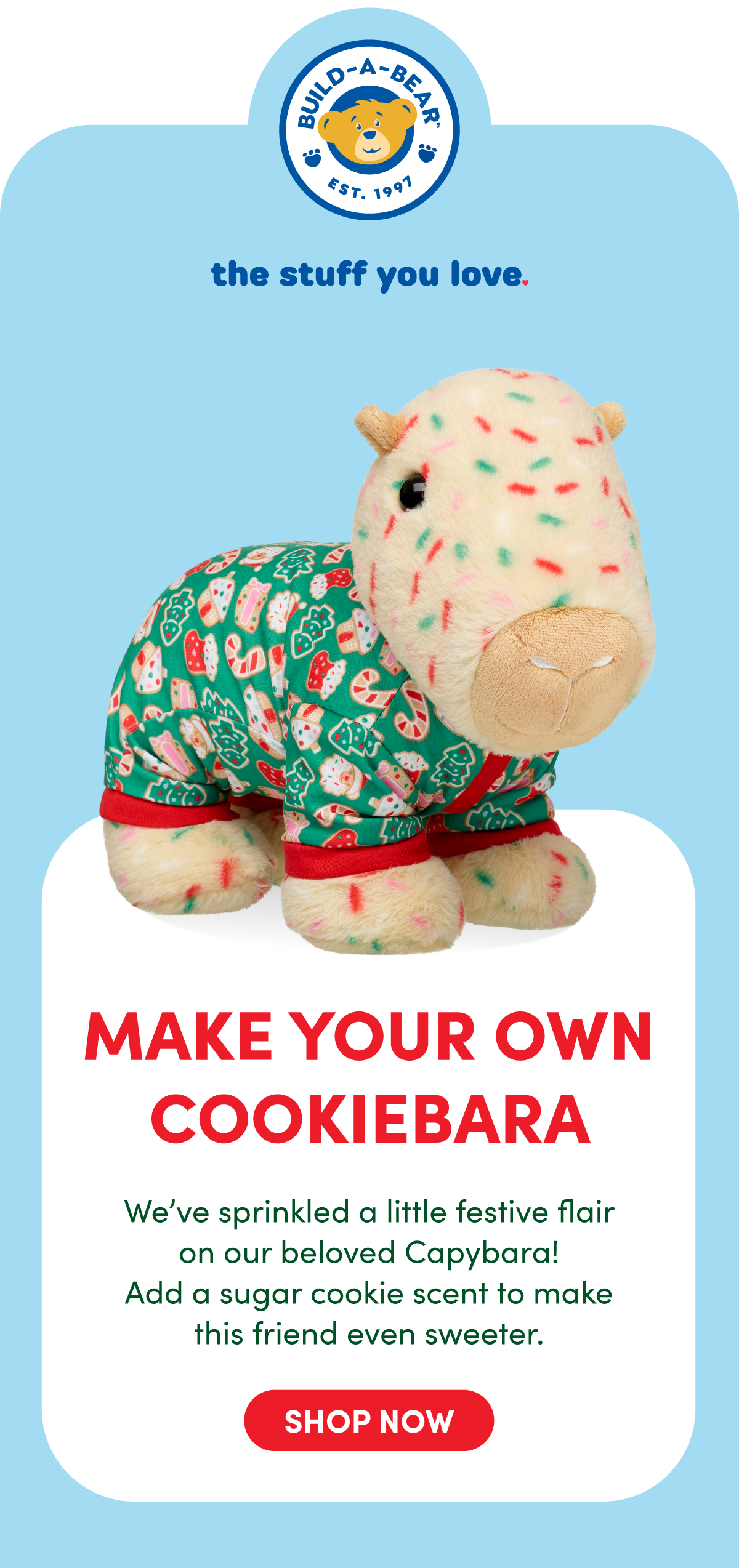 BUILD-A-BEAR EST. 1997 - the stuff you love♥ | MAKE YOUR OWN COOKIEBARA | SHOP NOW