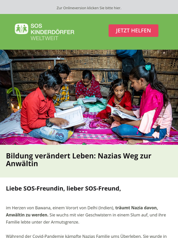 Bildung verändert Leben: Nazias Weg zur Anwältin