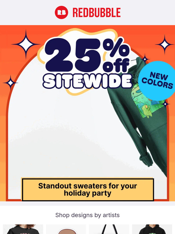 LAST CALL: 25% Off Sitewide