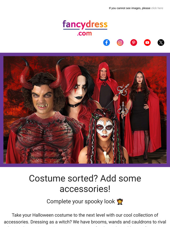 Complete your Halloween look! 🎃