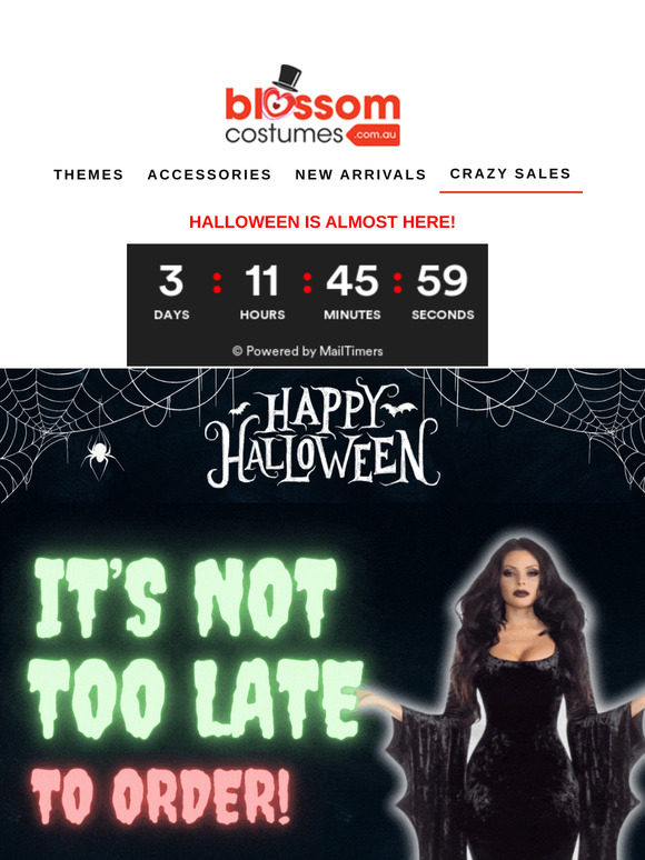 Need a HALLOWEEN outfit? There's still TIME to order! 👻🎃