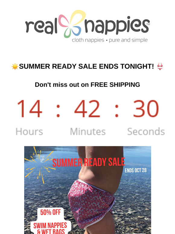 ENDS TONIGHT!! Summer ready sale with FREE SHIPPING