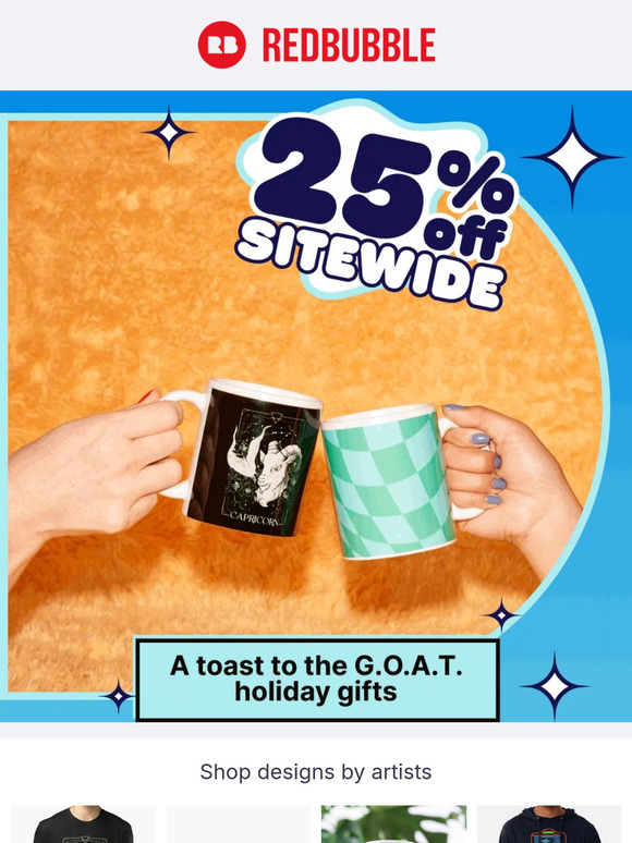 FINAL HOURS: 25% off sitewide