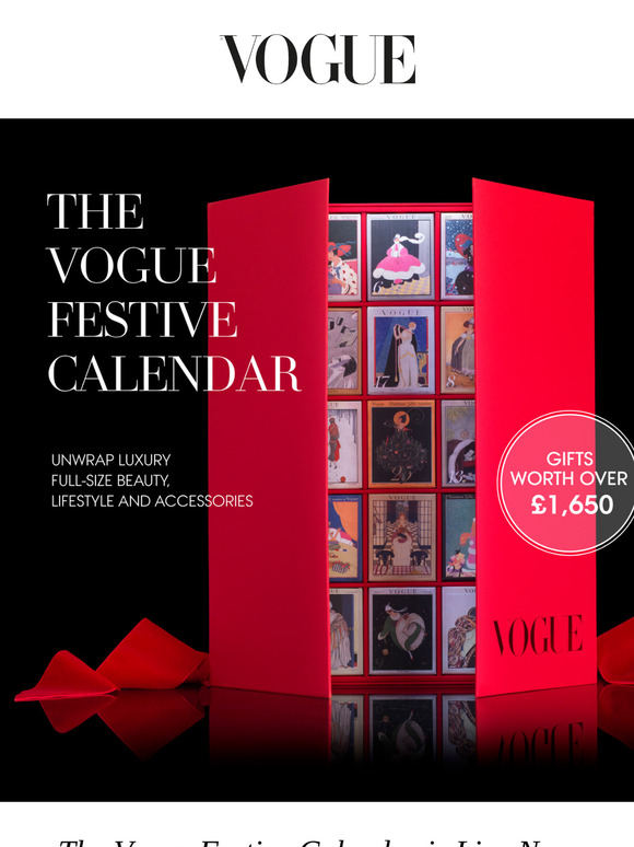 VOGUE LIVE NOW The Vogue Festive Calendar Milled