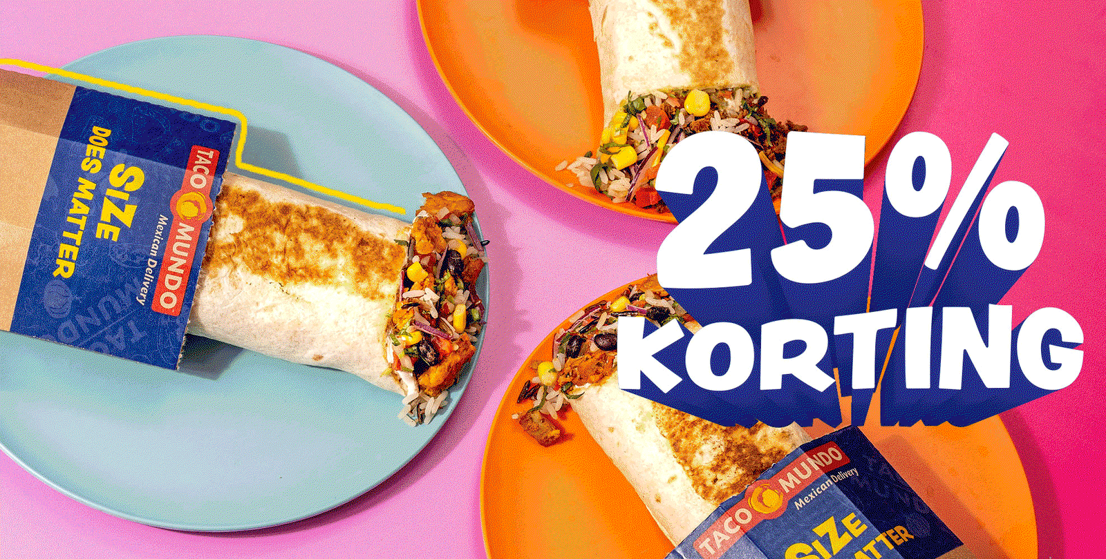 Nu: 25% korting op Burritos