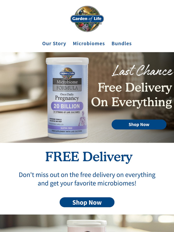 HURRY! Free delivery ENDS TOMORROW ⏰