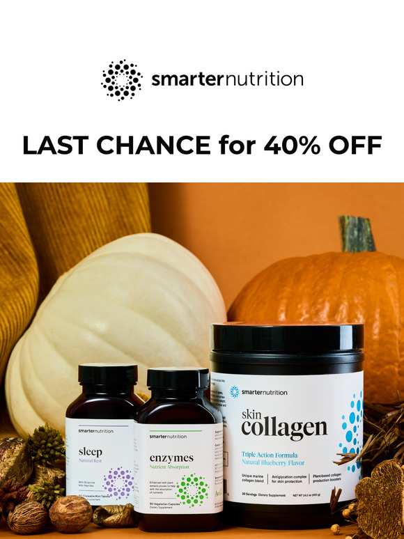 ⏰ LAST CHANCE for 40% OFF