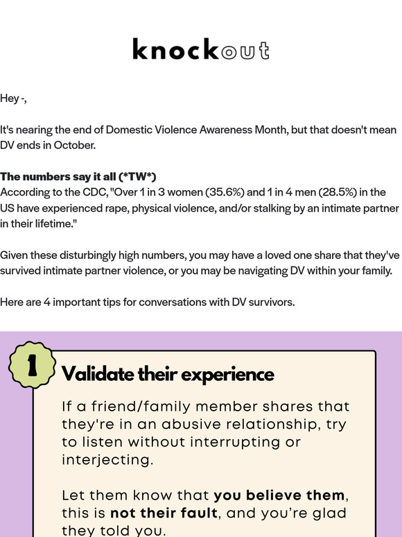 4 Essential Tips for DV Talks