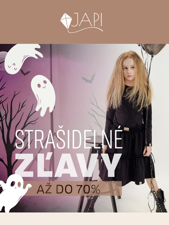 👻 Strašidelne dobré ZĽAVY sú tu, nezľaknite sa...