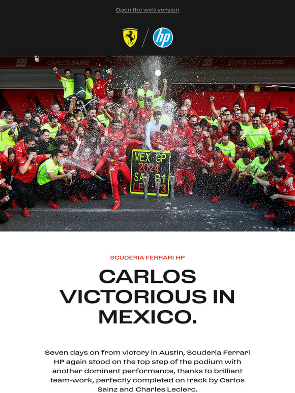 Carlos victorious in Mexico!