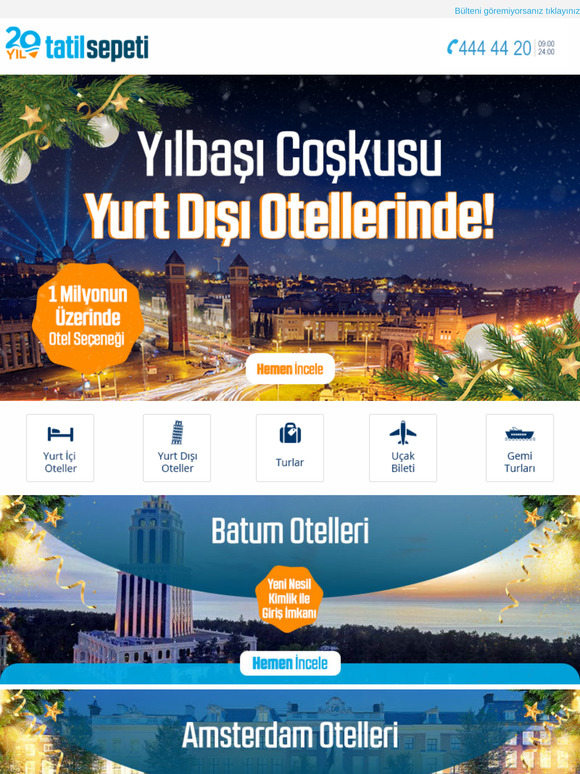 Yılbaşı Coşkusu Yurt Dışı Otellerinde Seni Bekliyor! Erkenden Rezervasyon Yap.