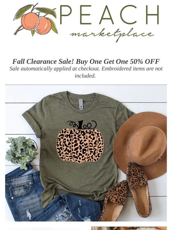 BOGO Fall and Halloween Clearance Sale 🧡