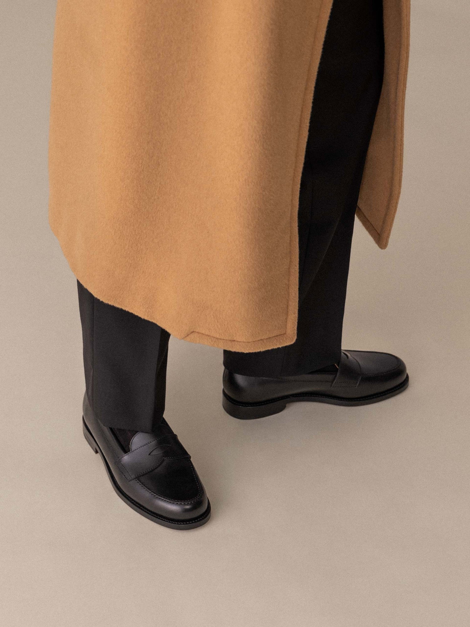 The Ivy Loafer in black calf