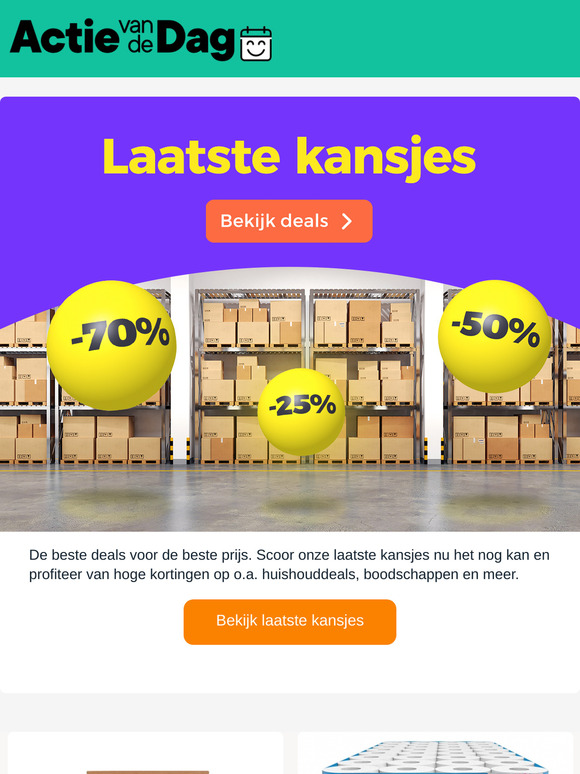 Magazijnopruiming: laatste kans!