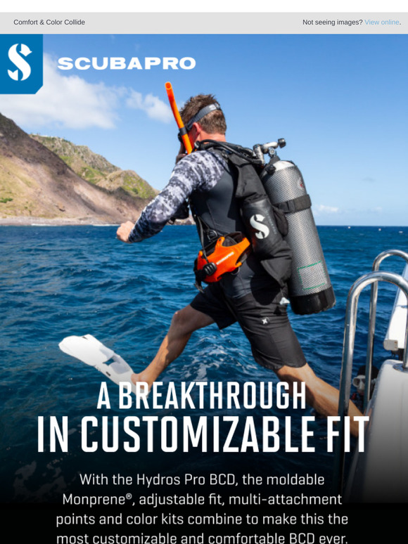 Customize your BCD with Hydros Pro Color Kits