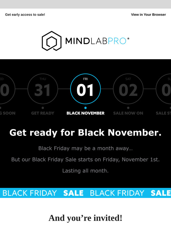 Important Black Friday news.
