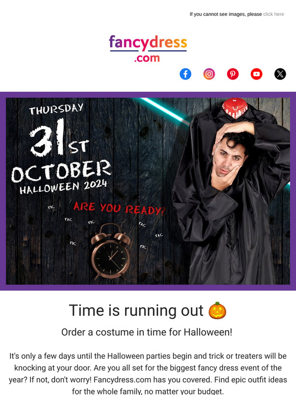 Still looking for a Halloween costume? We have you covered