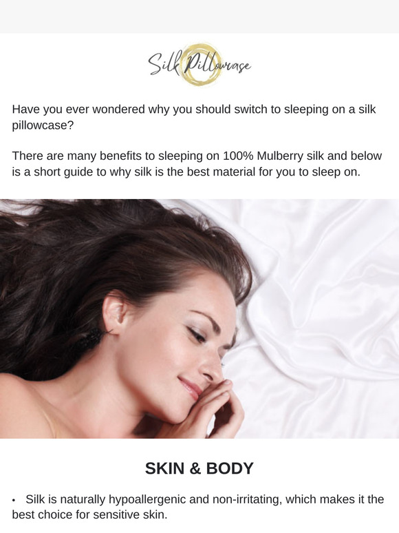 Sleeping On Silk Benefits 😍