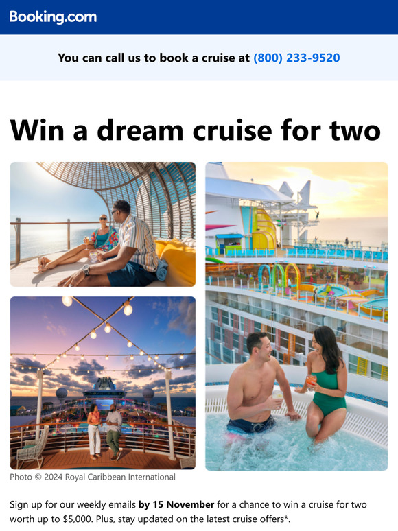 🎁 $5,000 cruise giveaway