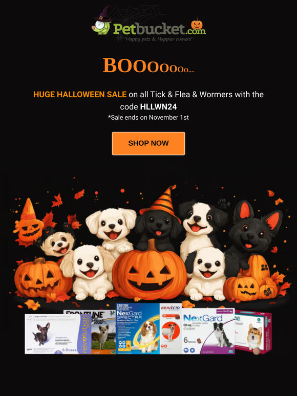 Halloween Flea & Tick Super Sale 🎃