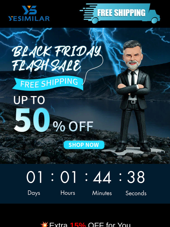 ⏳ Ends Tonight! 50% OFF Now! Black Friday Must-Haves!