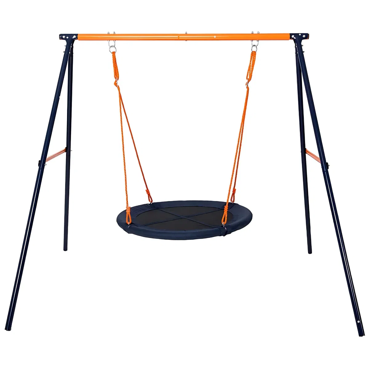 Image of Kids Explore Nest Round Sensory Swing with Frame