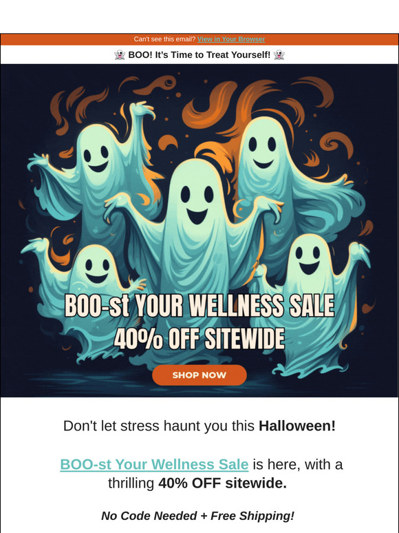 👻 BOO-st Your Wellness 40% OFF Sitewide! 👻