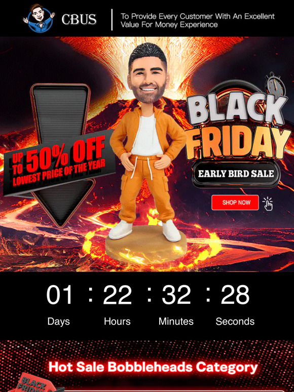 ⏰Act Fast! Last 48 Hrs! Up to 50% Off - Black Friday Early Bird Discounts