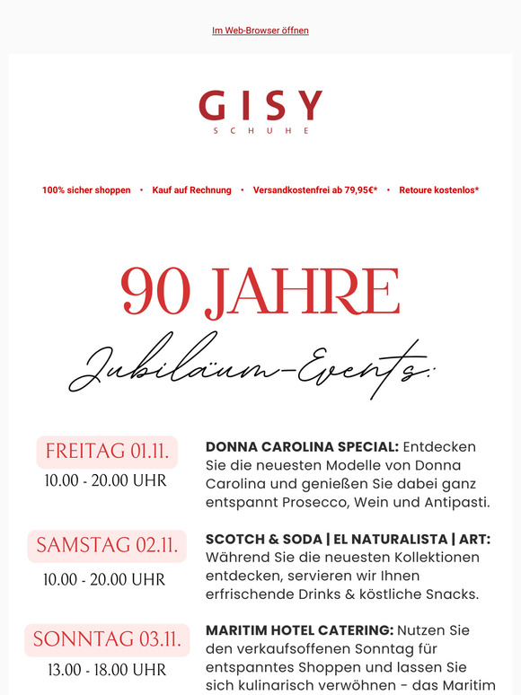 🥂Jubiläum & verkaufsoffener Sonntag ...