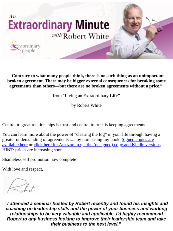 Keeping your agreements is a powerful choice —!