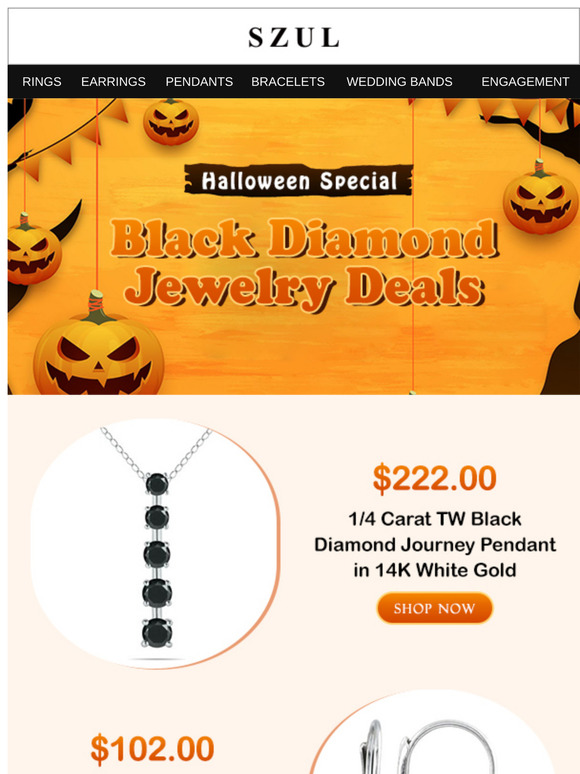 Halloween Special - Black Diamond Jewelry Deals!