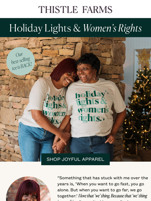 ✨ Holiday Lights & Women's Rights